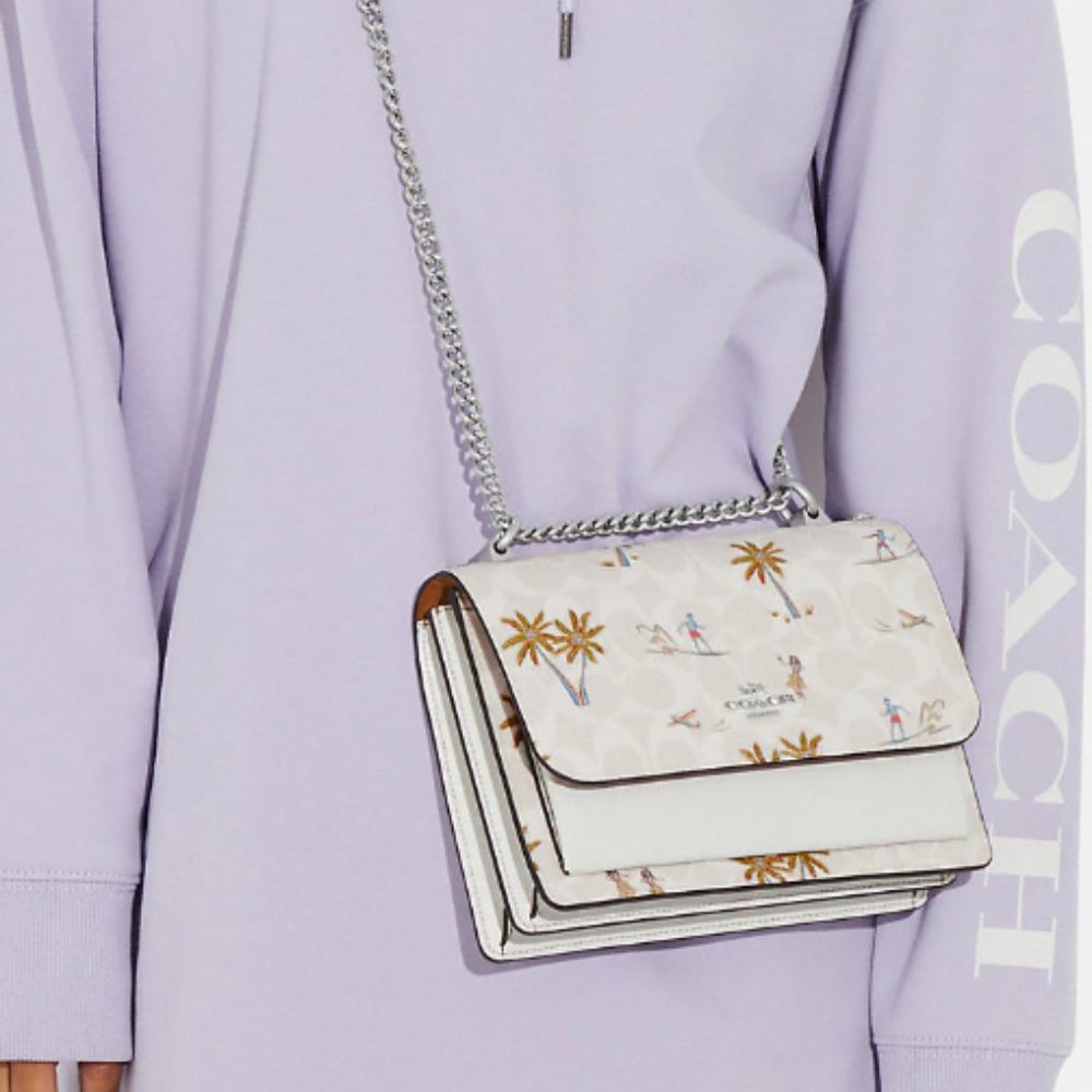 NWT COACH Klare Crossbody In Signature Canvas - Picture 2 of 8